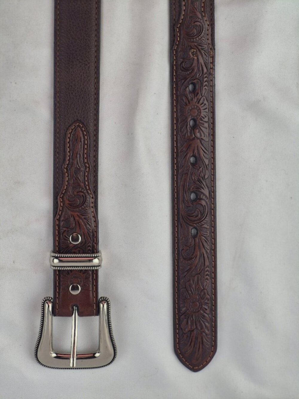Nocona Belt Co. Classic Brown Kids/Youth Western Belt (Style N4428602) Cowboy 28